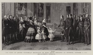 Le Roi à la réception de la Reine Victoria pour le Roi Louis-Philippe à Windsor, 8 octobre 1844 - Franz Xaver Winterhalter